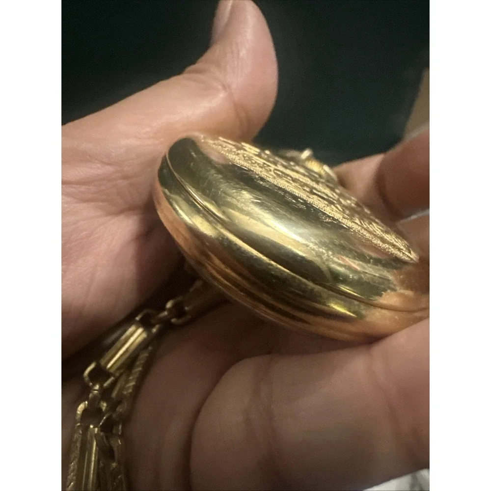 Working Vintage WESTCLOX Train Pocket Unisex Watch RUNS AND KEEPS TIME 50mm